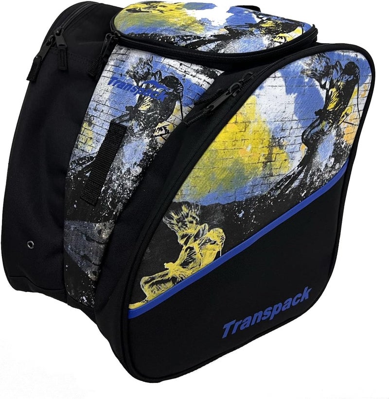 Transpack Edge Junior+ 38L Water-Resistant Padded Multi-Compartment Ski/Snowboard Boot Helmet Goggles & Gear Backpack Bag - Image 2